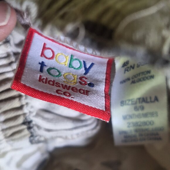 camo shorts  baby togs kidswear 6 to 9 months - Picture 6 of 7